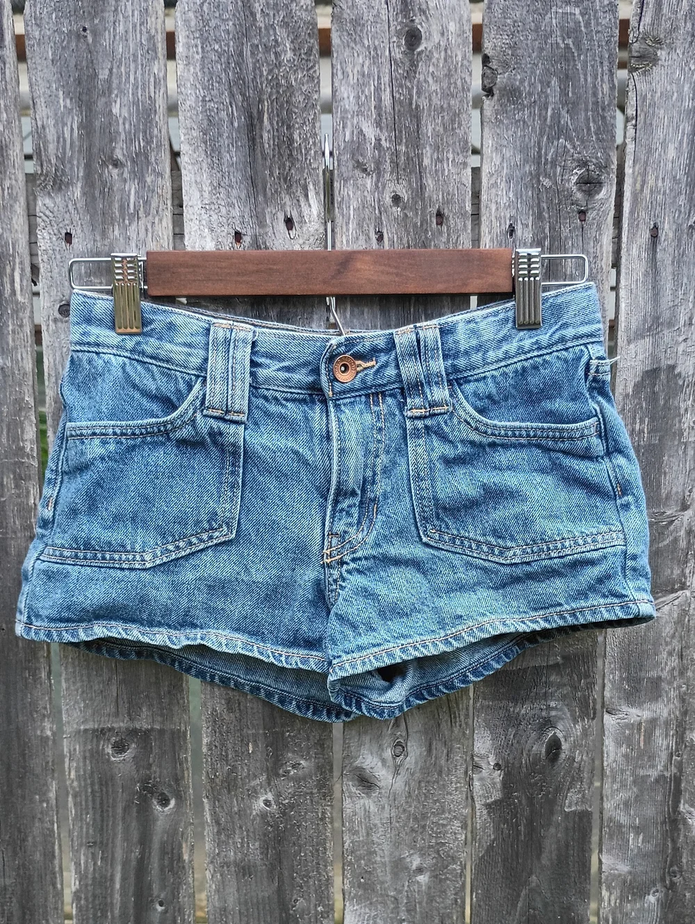 Old Navy Light Blue Denim Kids Shorts